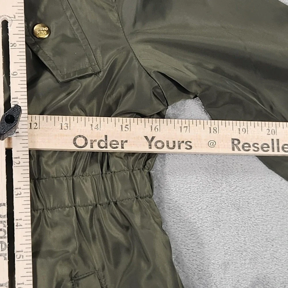 Limited Too Jacket Girls Large 14/16 Hooded Raincoat‎ New Army Polyester